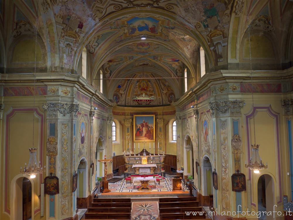 Tollegno (Biella, Italy) - Interior of the Church of San Germano